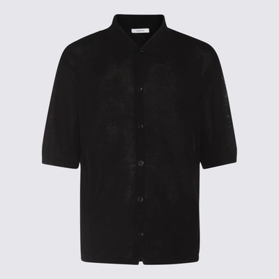 Shop Lemaire Black Cotton Shirt