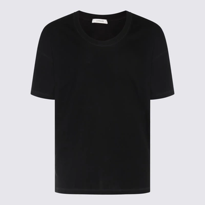 Shop Lemaire Black Cotton T-shirt