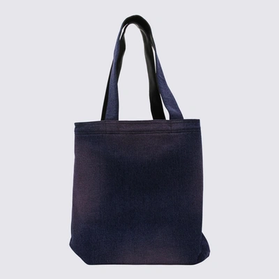 Shop Y/project Dark Blue Cotton Tote Bag