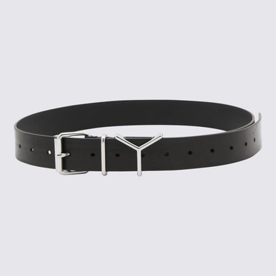 Shop Y/project Black Leather Y Belt