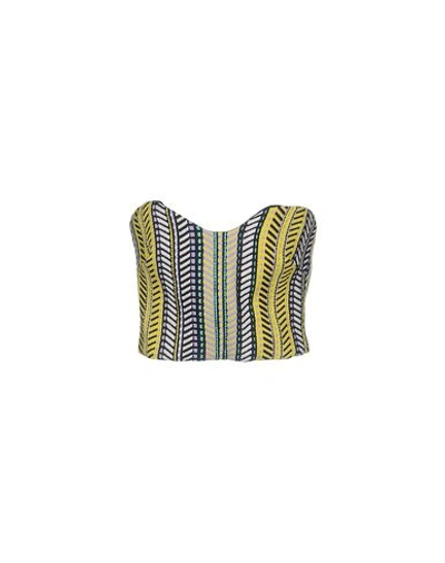 Just Cavalli Tube Top In Yellow
