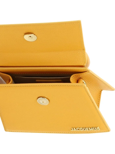 Shop Jacquemus "le Chiquito Moyen" Handbag In Orange