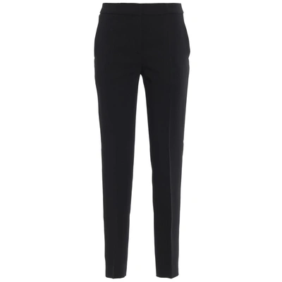 Shop Boutique Moschino Polyester Jeans & Women's Pant In Black