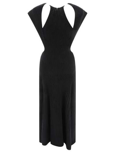 Shop Chloé Sleeveless Maxi Dress With Cut-out Details In Black