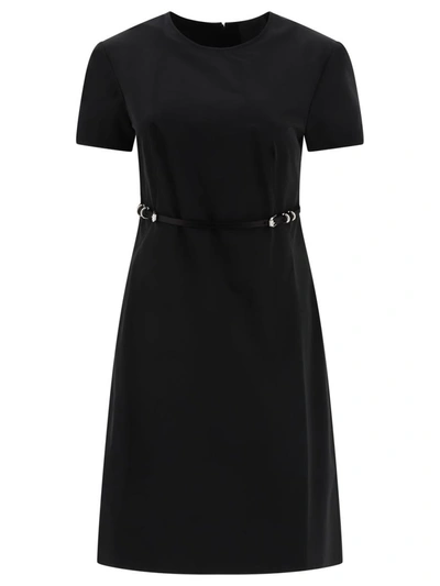 Shop Givenchy "voyou" Dress In Black