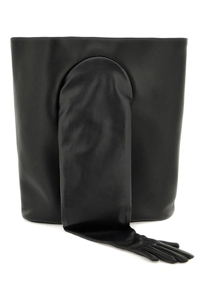 Shop Balenciaga 'glove' Tote Bag In Black