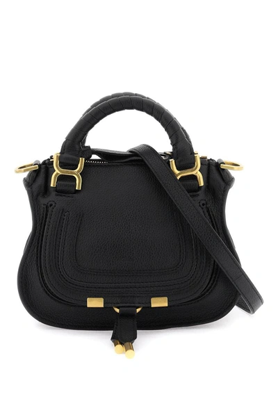 Shop Chloé Chloe' 'marcie' Mini Bag In Black
