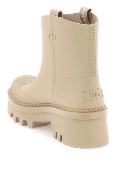 Shop Chloé Chloe' 'raina' Rain Boots In Beige