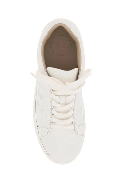 Shop Chloé Chloe' Lauren Sneakers In White
