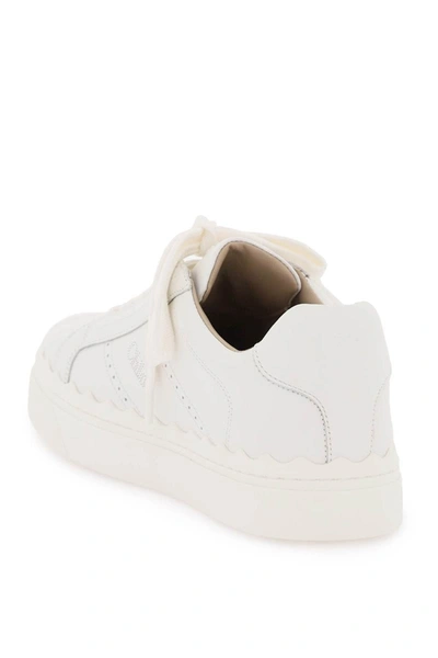 Shop Chloé Chloe' Lauren Sneakers In White