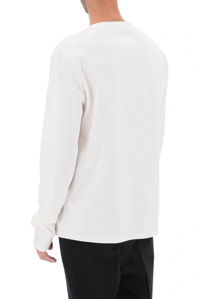 Shop Jil Sander Long Sleeve T-shirt In White