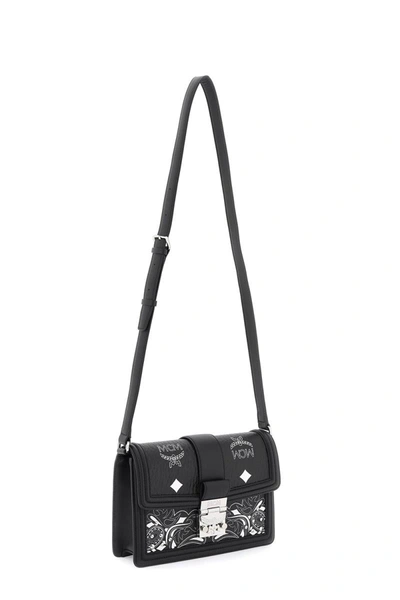 Shop Mcm 'tracy' Crossbody Bag In Black