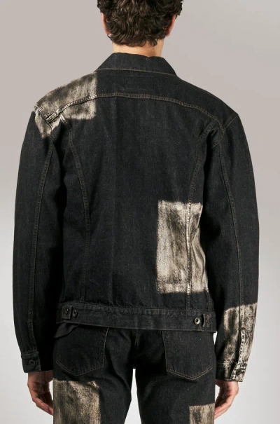 Shop Yohji Yamamoto Denim Jacket In 2