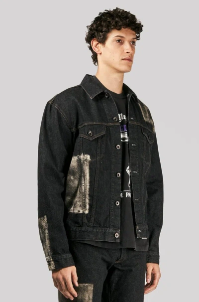 Shop Yohji Yamamoto Denim Jacket In 2