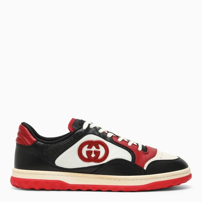 Shop Gucci Low Mac80 White/black/red Sneaker In Multicolor