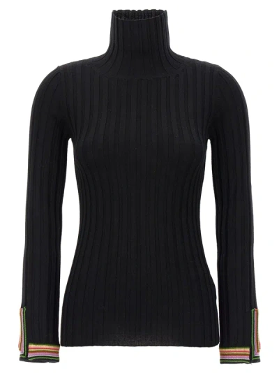 Shop Etro Ribbed Sweater Sweater, Cardigans In Black