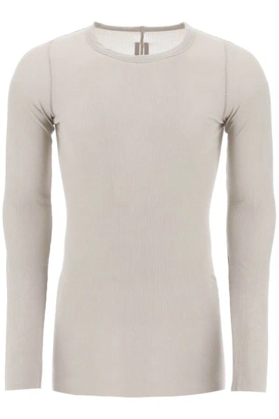 Shop Rick Owens Long Sleeved T Shirt In Grey