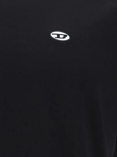 Shop Diesel T-shirt In Deep/black