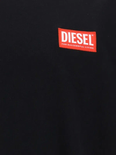 Shop Diesel T-shirt In Deep/black