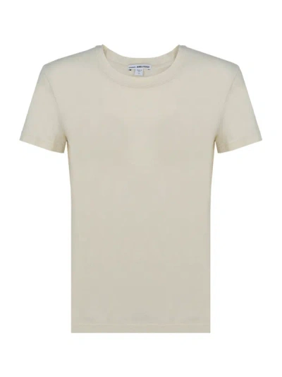 Shop James Perse T-shirt Vintage In Marshmallow