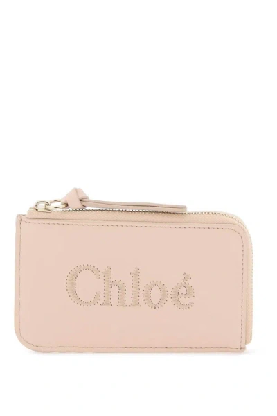 Shop Chloé Chloe'  Sense Coin Purse In Pink