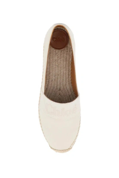 Shop Chloé Chloe' Piia Espadr In White