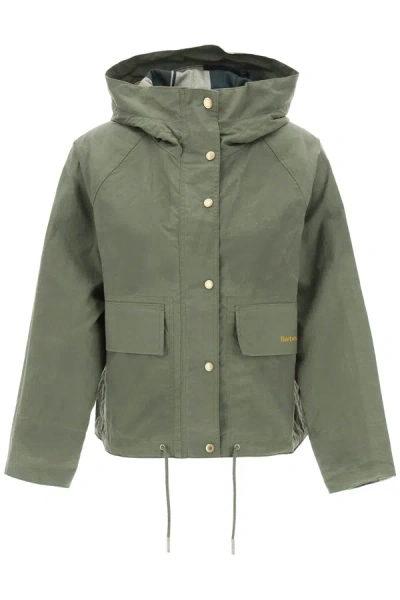 Shop Barbour Giacca Nith Con Cappuccio In Green