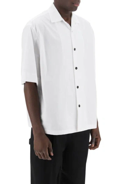 Shop Jil Sander Camicia Manica Corta Boxy Fit In White