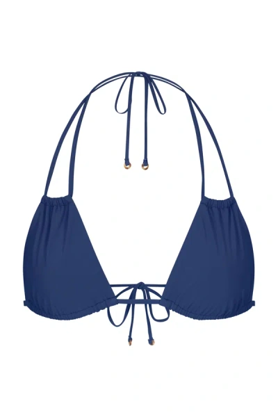 Shop Anemos Jane Bikini Top In Azure