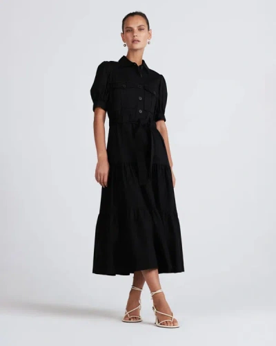 Shop Derek Lam 10 Crosby Buffy Utility Dress In Black
