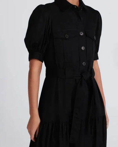 Shop Derek Lam 10 Crosby Buffy Utility Dress In Black