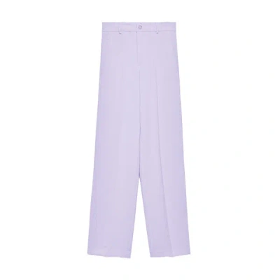 Shop Hinnominate Polyester Jeans & Women's Pant In Purple