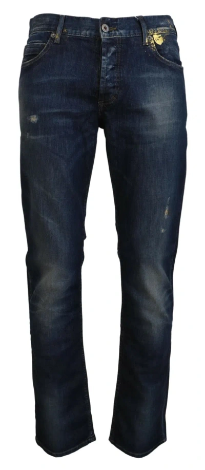 Shop Exte Washed Cotton Straight Fit Men Casual Men's Jeans In Blue