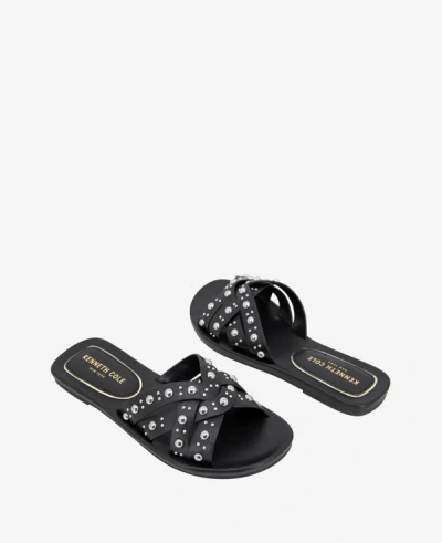 Shop Kenneth Cole Jula Flat Sandal In Black