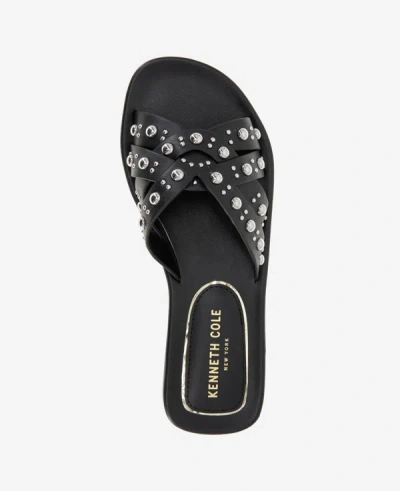 Kenneth Cole Jula Flat Sandal In Black