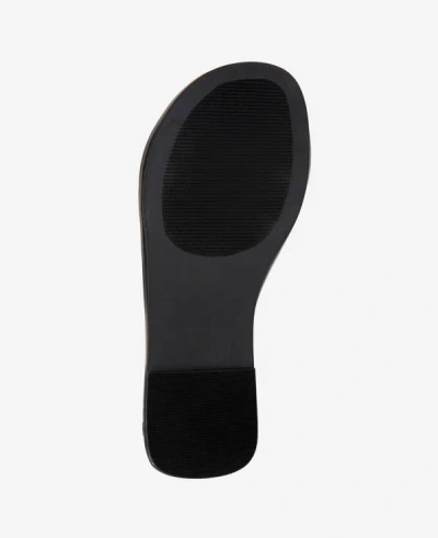 Kenneth Cole Jula Flat Sandal In Black Raffia