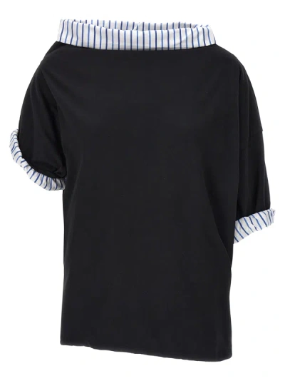 Shop Dries Van Noten Henessa T-shirt Black