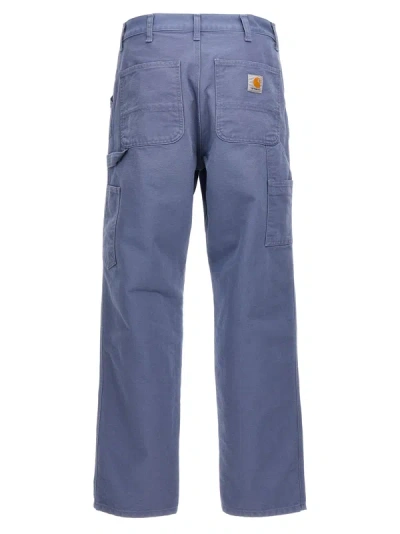 Shop Carhartt Single Knee Pants Light Blue