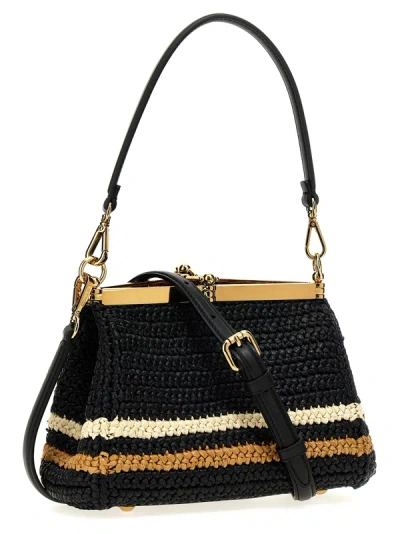 Shop Etro Vela Mini Shoulder Bags Black