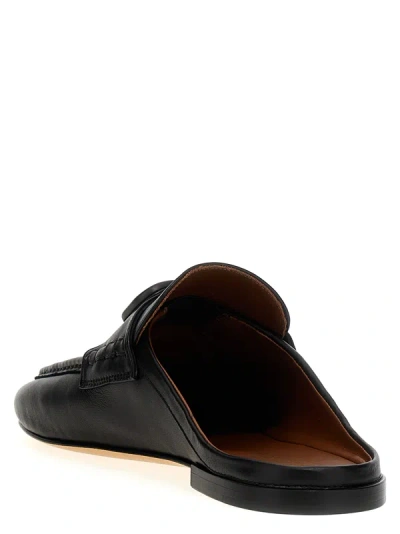 Shop Valentino Vlogo Signature Flat Shoes Black