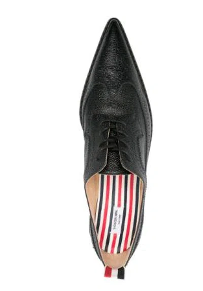 Shop Thom Browne Flat Shoes In Black