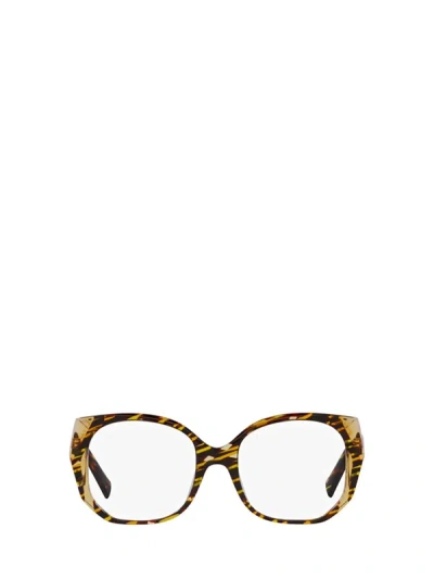 Shop Alain Mikli Eyeglasses In Savane Yellow/yellow