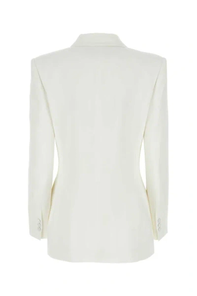 Shop Alberta Ferretti Jackets And Vests In White