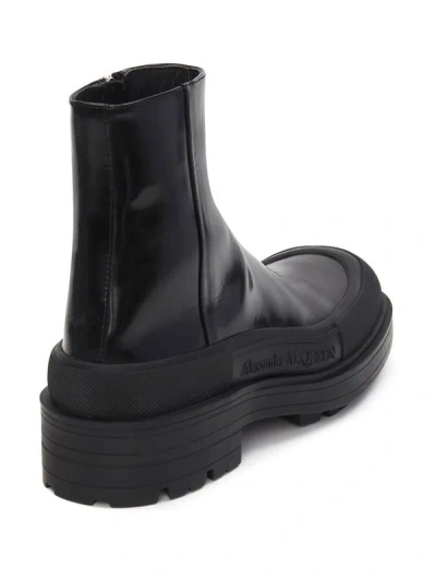 Shop Alexander Mcqueen Ankle Boots In Black
