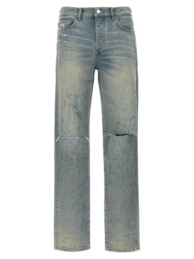Shop Amiri 'shotgun Straight' Jeans In Blue