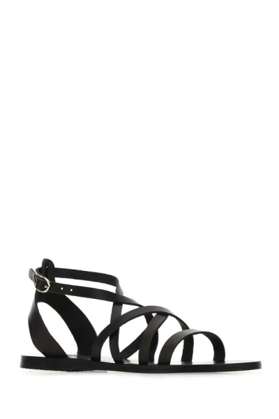 Shop Ancient Greek Sandals In Black