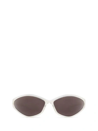 Shop Balenciaga Sunglasses In Crystal
