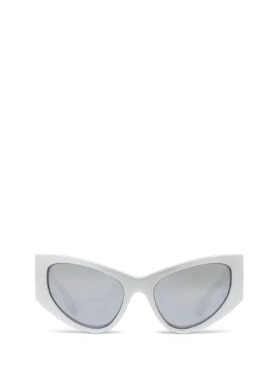 Shop Balenciaga Sunglasses In Silver