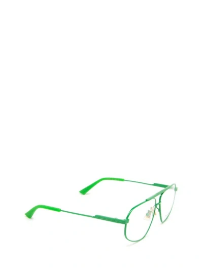 Shop Bottega Veneta Eyeglasses In Green