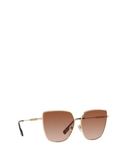 Shop Burberry Sunglasses In Light Gold